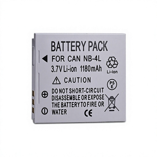 The NB-4L Rechargeable Li-ion 3.7V Battery for IXUS 130/115/220/110/117/100/230 & 120HS Digital Cameras-in Stock