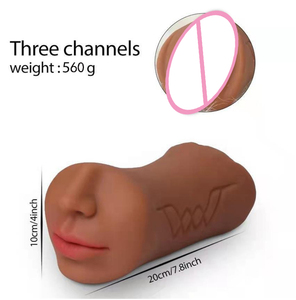 ของเล่นเซ็กซี่ญี่ปุ่นทำจากซิลิโคนแท้ ปี 2024 ตุ๊กตายางก้นใหญ่ ช่องคลอดจำลองแบบพกพา ช่องปากจำลอง ช่องคลอดและทวารหนักเสมือนจริงสำหรับผู้ชาย - Product Image 2