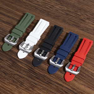 Correa de reloj Jettda de alta calidad, impermeable, de fluororubber, compatible con Panerai-Luminor Submersible serie <span class=keywords><strong>PAM</strong></span> 20/<span class=keywords><strong>22</strong></span>/24mm - Product Image 5