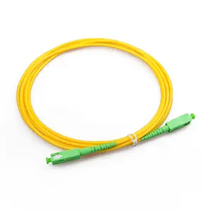 Simplex 3.0 Della Treccia 9/125 SM Simplex SC/APC Ponticello di Cavo In Fibra Ottica Patch Cord