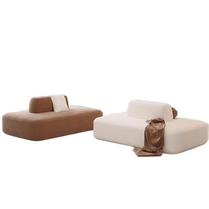 Sofá en forma de T de doble cara, sofá de hotel de espuma de alta densidad para espacios pequeños y áreas creativas - Product Image 5