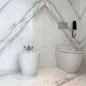 Service de conception 3D gratuit Goldtop, échantillons de taille coupée, Volakas Blanc 1212 1224 1632, carrelage en marbre poli imperméable, conception graphique - Product Image 6