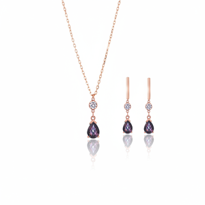 Azuris 925 conjuntos de joyería fina de plata esterlina colección diseño de piedra mística Turquía - Product Image 2
