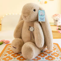 Peluche Lapin-Ours Anime à Longues Oreilles, Figurine Thème Personnage, Jouet en Peluche, Cadeau Fête des Enfants