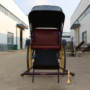 Manpower Rickshaw New Style Electric 2 Wheels Solid Rubber Tires 3K <b>Paint</b> Rickshaw for Sale - Product Image 2
