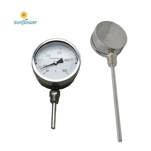 Quay số loại lưỡng kim Nhiệt kế với kết nối trở lại 0 đến 120 độ <span class=keywords><strong>Celsius</strong></span> <span class=keywords><strong>Fahrenheit</strong></span> nhiệt độ cụ - Product Image 5