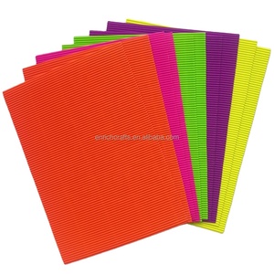 Bán Sỉ Tấm Bìa Các Tông Sóng Sáo E Màu Huỳnh Quang - Product Image 1