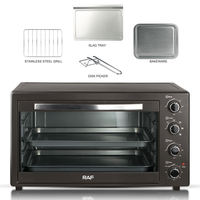 Meilleur four électrique en acier inoxydable 2400w grande capacité grille-pain fours à pizza four électrique multifonction 38L 48L 56L