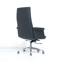 Vente en gros d'usine de chaises de bureau en cuir rotatives et réglables en hauteur, chaises de bureau haut de gamme en cuir de style nordique moderne