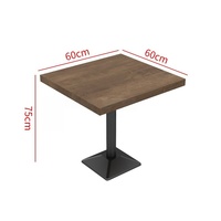 Ensemble de mobilier de bar commercial au design industriel : table et chaises pour bar, taverne, restaurant, salon de thé, café