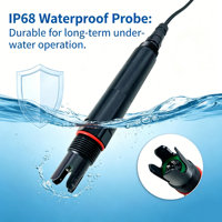 Kostenloser Restchlor-Sensor IP68 Sonde 0-2mg/L RS485 Modbus RTU für Trinkwasser und Schwimmbäder