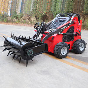 Mini-chargeuse compacte de 2 tonnes, moteur diesel Kubota EPA, capacité de la benne de 0,03 m³, type à roues, fabrication chinoise, boîte de vitesses haute performance - Product Image 5