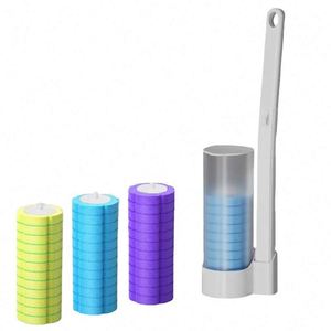 Brosse de toilette murale jetable en gros, brosse WC murale suspendue, brosse de nettoyage WC OEM & ODM - Product Image 1