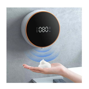 Distributeur de <span class=keywords><strong>savon</strong></span> <span class=keywords><strong>liquide</strong></span> automatique d'hôtel en ABS circulaire activé par capteur Distributeur mural de désinfectant pour les mains pour <span class=keywords><strong>lave</strong></span>-<span class=keywords><strong>vaisselle</strong></span> - Product Image 1