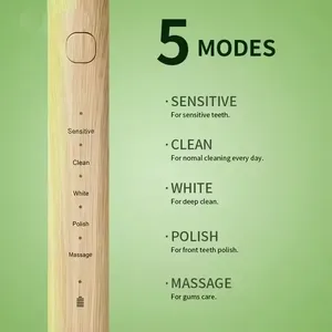 <span class=keywords><strong>Brosse</strong></span> à dents naturelle <span class=keywords><strong>rechargeable</strong></span> en gros Fonction de charge sans fil et boîte en <span class=keywords><strong>bois</strong></span> <span class=keywords><strong>Brosse</strong></span> à dents sonique - Product Image 3
