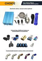 Système d'échappement sport en acier inoxydable poli miroir de 1,5 mm d'épaisseur pour DZ M5 M550 M550i G30 N63 4.4T, avec downpipe et X-pipe, garantie 3 ans