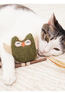 Giocattoli per Gatti: Bacchette da Masticare in Argilla Argentata con Piume di Catnip, Resistenti ai Morsi, per l'Auto-Divertimento e il Sollievo dall'Innoio, per la Pulizia dei Denti - Product Image 2