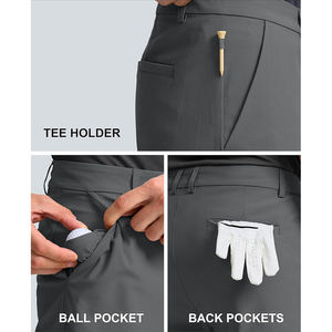 Pantalones Cortos de Verano para Hombre, Casuales, de Moda, de Color Sólido, Versátiles, Holgados, Rectos, de Golf, con Múltiples Bolsillos, Ligeros, de Alta Calidad, para Exteriores - Product Image 6