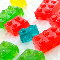 Bonbons en vrac de l'usine chinoise, bonbons multiformes, blocs halal, gommes assorties, bonbons gélifiés