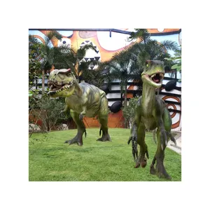 Jingujin ucuz İndirimli animatronic dinozor t-rex kukla hayvanat bahçesi için gerçek özelleştirilebilir elektrik animatronic modeli dinozor