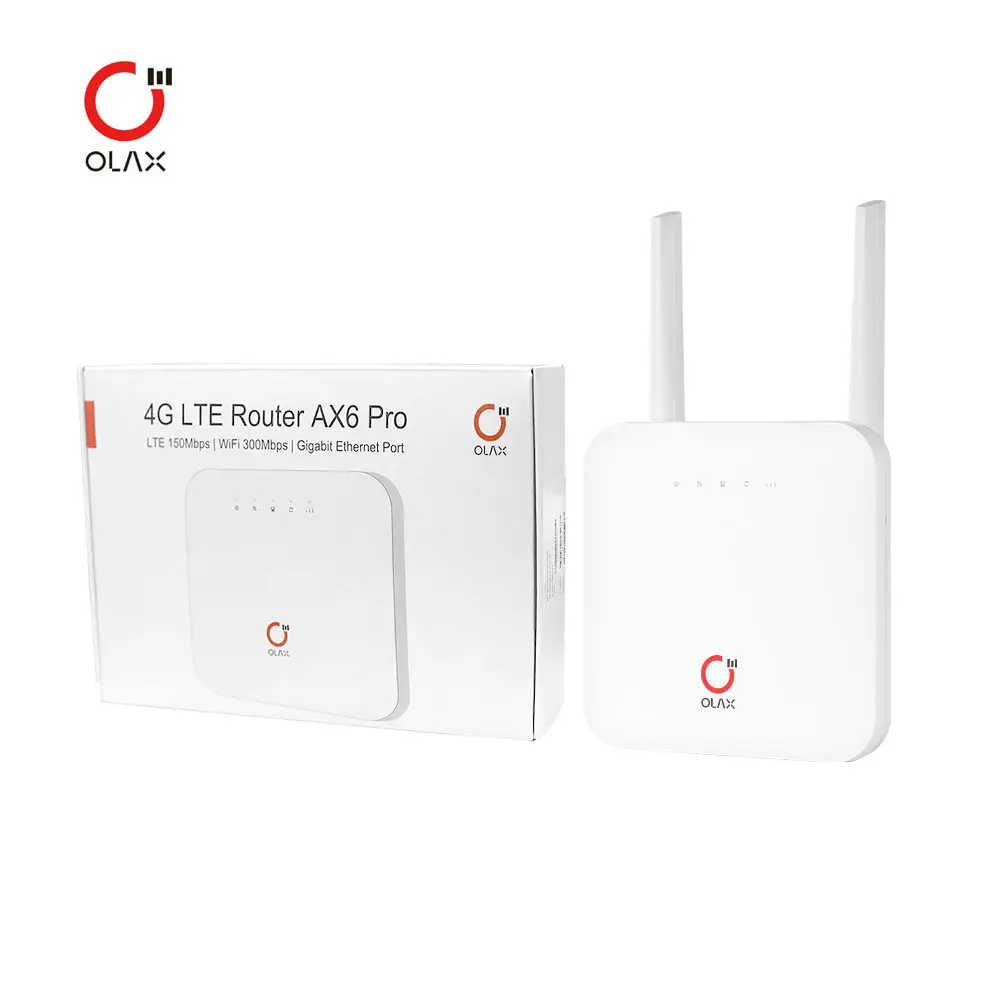 AX6 Pro 4000mah Cat4 300mbps Wireless Mobile Wifi Router US Bands B2/3/4/5/28 Modem 4g wifi