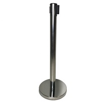 Barrière rétractable à ceinture en acier inoxydable, support de gestion de file d'attente d'aéroport, barrières de circulation, vente en gros