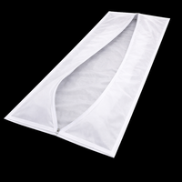 Sac mortuaire jetable pour adulte 80x220cm PP+PE à double fermeture éclair pour usage hospitalier d'urgence
