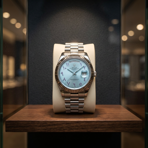 Montre de plongée Daydate Ice Blue Jubilee Seiko Miyota 8285 Movement MOD en acier inoxydable 20 mm, analogique, sport, résistante à l'eau 50 bars - Product Image 3