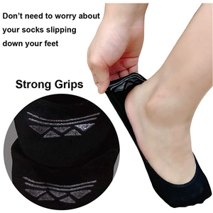 Calze a fodera invisibile taglio Ultra basso <span class=keywords><strong>con</strong></span> impugnatura antiscivolo scarpe eleganti No Show calze donna estate - Product Image 2