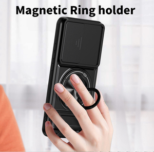 Coque de téléphone antichoc avec béquille et anneau rotatif pour caméra coulissante pour OPPO Reno 16 15 Pro <span class=keywords><strong>Max</strong></span> 14 5G 13 Pro 12 14F 13F 12F 11F - Product Image 6