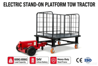 Chariot Électrique Industriel Pliable à Plateforme, Charge 800kg, Auto-Équilibrant, Personnalisable OEM, pour Manutention de Matériaux en Entrepôt