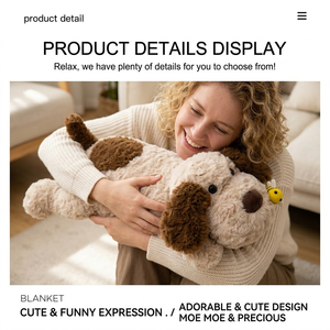 Aika - Fabricante de Peluches de Algodón PP al por Mayor, Peluche de Perrito Personalizado, Peluche de Cumpleaños, Fábrica OEM, Sherpa - Product Image 5