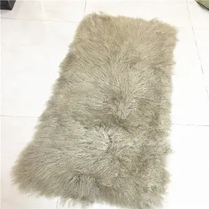 Tóc Dài Tây Tạng Cừu lông tấm thảm ném