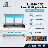 Machine de gravure laser CO2 double tête SJ-1610 CE 100W 130W 150W, découpeuse laser CNC pour bois, acrylique, tissu, qualité industrielle