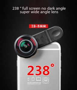 Nuevo Diseño <span class=keywords><strong>de</strong></span> Lente Super <span class=keywords><strong>Ojo</strong></span> <span class=keywords><strong>de</strong></span> <span class=keywords><strong>Pez</strong></span> <span class=keywords><strong>de</strong></span> 8mm HD 238 Grados con Enfoque Automático Compatible con <span class=keywords><strong>Sigma</strong></span> Sin Ángulo Oscuro para Teléfonos Inteligentes - Product Image 2