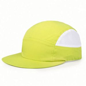 หมวกแก๊ปทรงสปอร์ตกันน้ำแบบขายส่ง ปีกแบน ปรับขนาดได้ แห้งเร็ว เหมาะสำหรับวิ่งออกกำลังกาย 7 แผง  รับสกรีนโลโก้ - Product Image 3