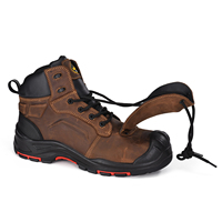 Bottes de sécurité pour le travail minier Safetoe avec protection métatarsienne |   EN ISO 20345 S3 / ASTM |   Résistant à l'eau et antidérapant