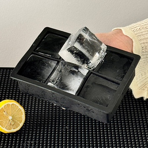 Cấp Thực Phẩm Silicone Thanh DIY 6 Lưới Khay Whiskey Tủ Đông Hộp Nước Đá Vuông Hình Cầu Skull <span class=keywords><strong>Ice</strong></span> <span class=keywords><strong>Cube</strong></span> Khuôn <span class=keywords><strong>Ice</strong></span> Ball Nhà Sản Xuất Khay - Product Image 4