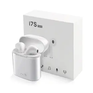 I7s Headphone TWS Versi Ekonomi, Stereo Tws Nirkabel BT5.0 Earphone TWS I7 I7s untuk Promosi Hadiah Gratis