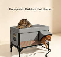 Maisonnette d'hiver pour animaux de compagnie, best-seller, chaude, résistante au vent, à la pluie, aux griffures, avec chauffage électrique et tissu anti-morsure