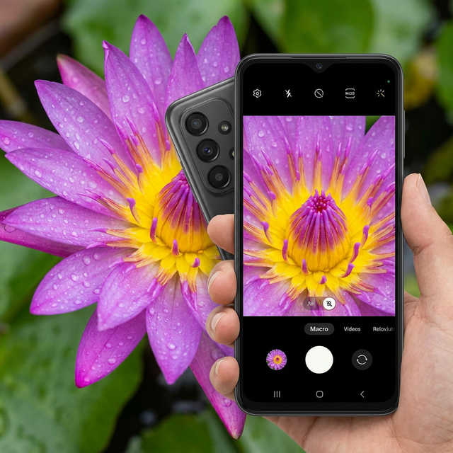 Unlocked Original Used for A13 5G Smartphone Android 11 5000mAh Battery 6.6" LCD 90Hz Display 4GB RAM 64GB Storage Black