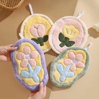 Uyeah OEM/ODM CPC/EN71/CE Serviette de toilette en polaire corail brodée à tissage uni, jouet en peluche mignon au design personnalisé, cadeau