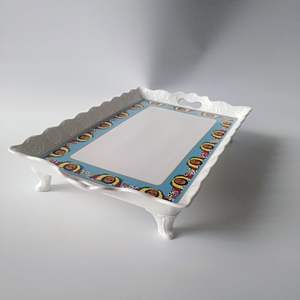 Reremise — plateau à <span class=keywords><strong>pied</strong></span> en céramique, nouvel arrivage 2022, plateau pour café angel - Product Image 1