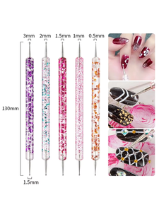 Ensemble de 31 pinceaux professionnels pour nail art, poils synthétiques Kolinsky, nylon acrylique, kit de manucure avec boîte - Product Image 4