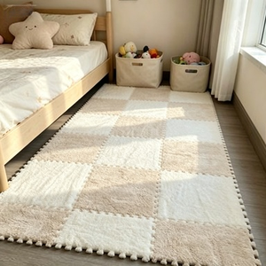 Tapis en mousse emboîtables doux et respectueux de la peau avec surface en fausse fourrure pour <span class=keywords><strong>centre</strong></span> <span class=keywords><strong>d</strong></span>'activités pour enfants - Product Image 6