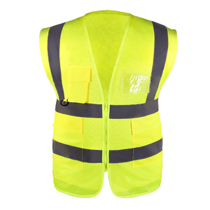 سترة عاكسة مخصصة عالية الوضوح للسلامة والأمن مع شعار الشركة للجري موديل 2020 - Product Image 2