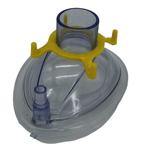 <span class=keywords><strong>Masque</strong></span> d'anesthésie <span class=keywords><strong>respiratoire</strong></span> médical en PVC avec coussin d'air gonflable pour les soins respiratoires par ventilateur - Product Image 5