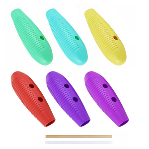 Soulmate Fish Guiro, Instrumento de <span class=keywords><strong>Percusión</strong></span> Latina con Raspadores, Guiro Profesional para Principiantes y Actuaciones en Vivo - Product Image 5