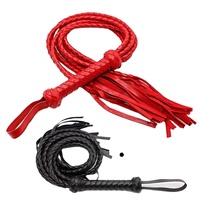 Fouet en cuir haut de gamme Ninghao, accessoires érotiques pour jeux coquins avec pompon