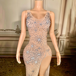 Новаторское бальное платье с высоким разрезом - Product Image 4